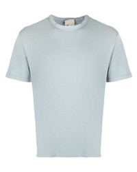 T-shirt à col rond bleu clair Ten C
