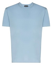 T-shirt à col rond bleu clair Tom Ford