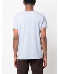 T-shirt à col rond bleu clair A.P.C.