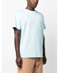 T-shirt à col rond bleu clair Styland