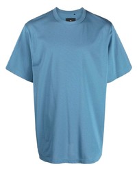 T-shirt à col rond bleu clair Y-3