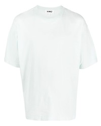 T-shirt à col rond bleu clair YMC