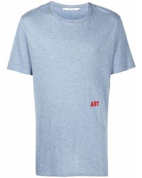 T-shirt à col rond bleu clair Zadig & Voltaire