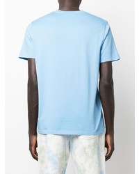 T-shirt à col rond bleu clair Zadig & Voltaire