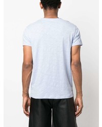 T-shirt à col rond bleu clair Zadig & Voltaire