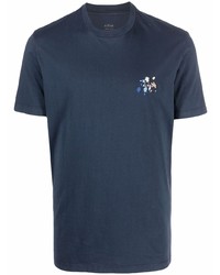 T-shirt à col rond bleu marine Altea