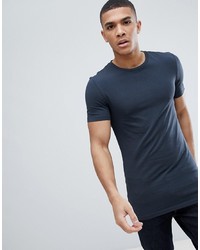 T-shirt à col rond bleu marine ASOS DESIGN