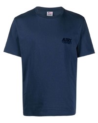 T-shirt à col rond bleu marine AUTRY