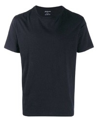 T-shirt à col rond bleu marine Bellerose