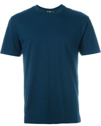 T-shirt à col rond bleu marine BLK DNM