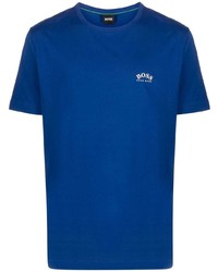 T-shirt à col rond bleu marine BOSS HUGO BOSS