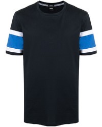 T-shirt à col rond bleu marine BOSS