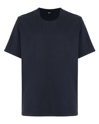 T-shirt à col rond bleu marine BOSS