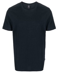 T-shirt à col rond bleu marine BOSS