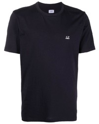 T-shirt à col rond bleu marine C.P. Company