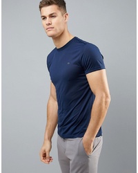 T-shirt à col rond bleu marine Calvin Klein Golf