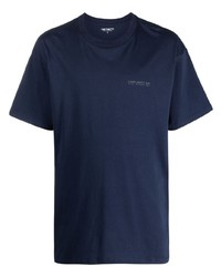 T-shirt à col rond bleu marine Carhartt WIP
