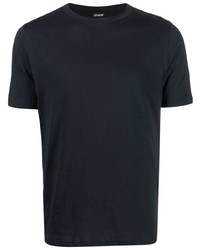 T-shirt à col rond bleu marine Cenere Gb