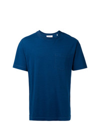 T-shirt à col rond bleu marine Cerruti 1881