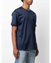 T-shirt à col rond bleu marine Low Brand