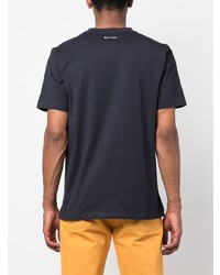 T-shirt à col rond bleu marine PS Paul Smith