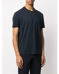 T-shirt à col rond bleu marine Tom Ford