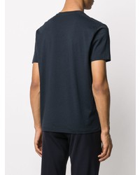 T-shirt à col rond bleu marine Tom Ford