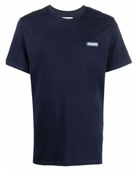 T-shirt à col rond bleu marine Coach