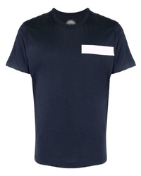 T-shirt à col rond bleu marine Colmar
