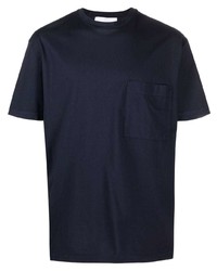 T-shirt à col rond bleu marine Costumein