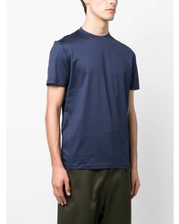 T-shirt à col rond bleu marine Low Brand