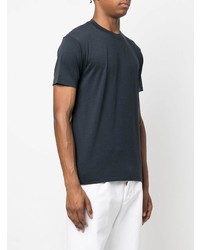 T-shirt à col rond bleu marine Tom Ford