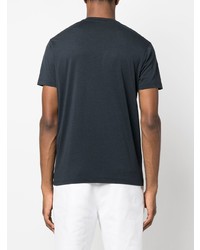 T-shirt à col rond bleu marine Tom Ford