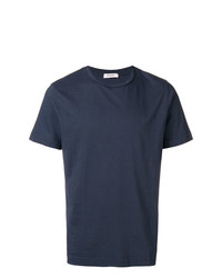 T-shirt à col rond bleu marine Crossley
