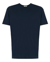 T-shirt à col rond bleu marine Egrey