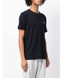 T-shirt à col rond bleu marine Fred Perry