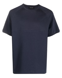 T-shirt à col rond bleu marine Falke