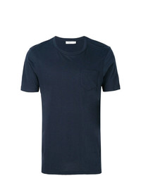 T-shirt à col rond bleu marine Fashion Clinic Timeless