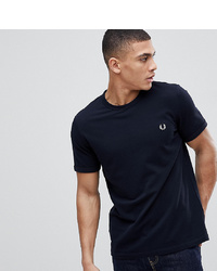 T-shirt à col rond bleu marine Fred Perry