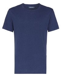 T-shirt à col rond bleu marine Frescobol Carioca