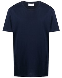 T-shirt à col rond bleu marine Harmony Paris