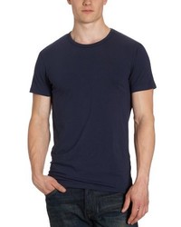 T-shirt à col rond bleu marine Jack & Jones