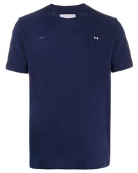 T-shirt à col rond bleu marine Jacob Cohen