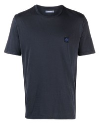 T-shirt à col rond bleu marine Jacob Cohen