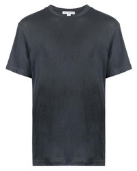 T-shirt à col rond bleu marine James Perse