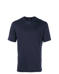 T-shirt à col rond bleu marine Joseph