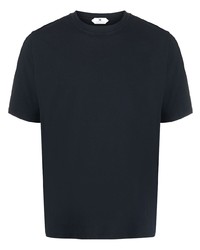 T-shirt à col rond bleu marine Kired