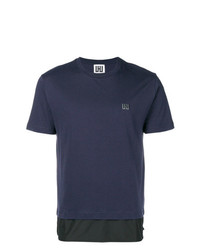 T-shirt à col rond bleu marine Les Hommes Urban