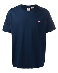 T-shirt à col rond bleu marine Levi's