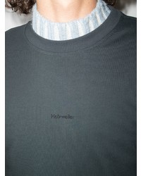 T-shirt à col rond bleu marine Holzweiler